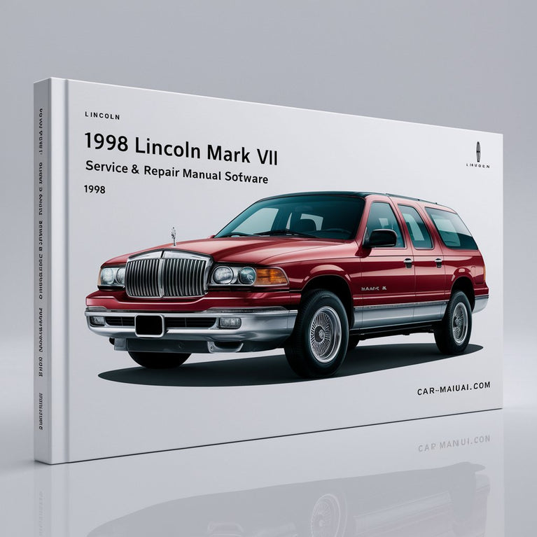 1998 Lincoln Mark Viii Service & Repair Manual Software