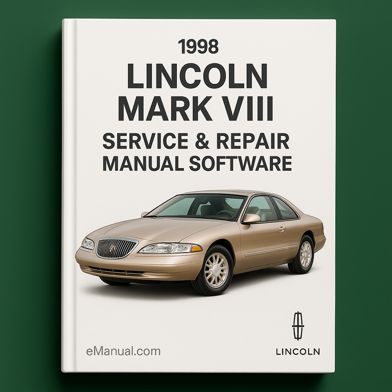 1998 Lincoln Mark Viii Service & Repair Manual Software