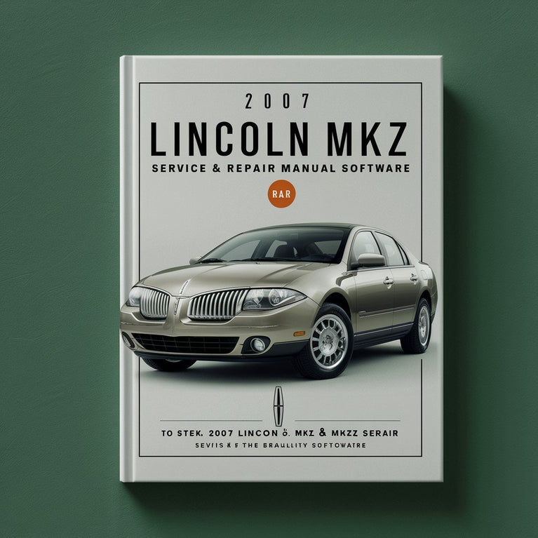 Manual de servicio y reparación de Lincoln MKZ 2007