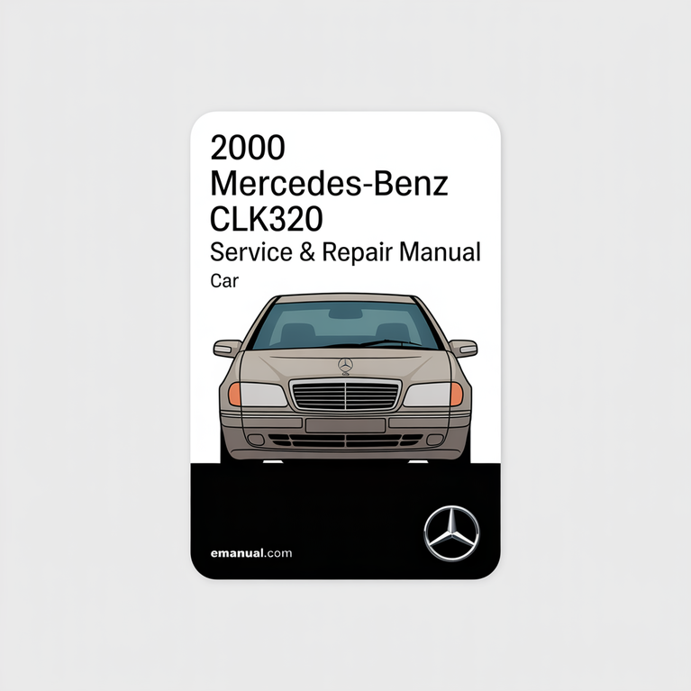 2000 Mercedes-Benz CLK320 Service & Repair Manual Software