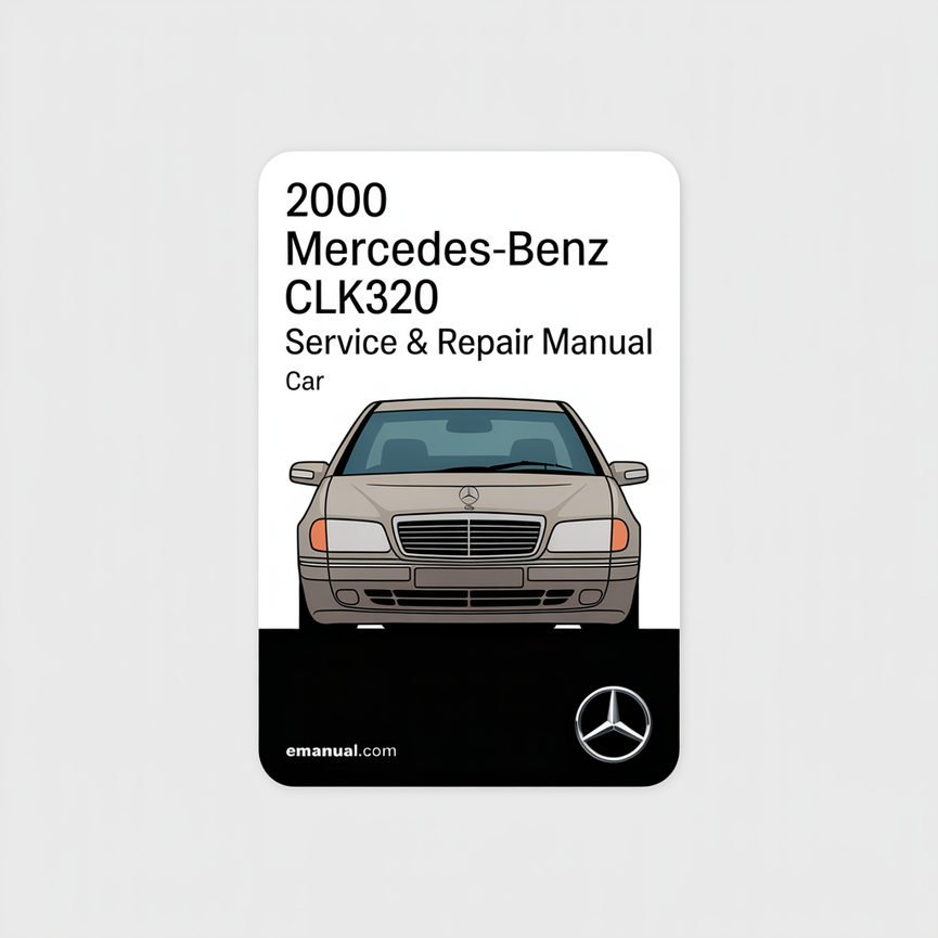 2000 Mercedes-Benz CLK320 Service & Repair Manual Software