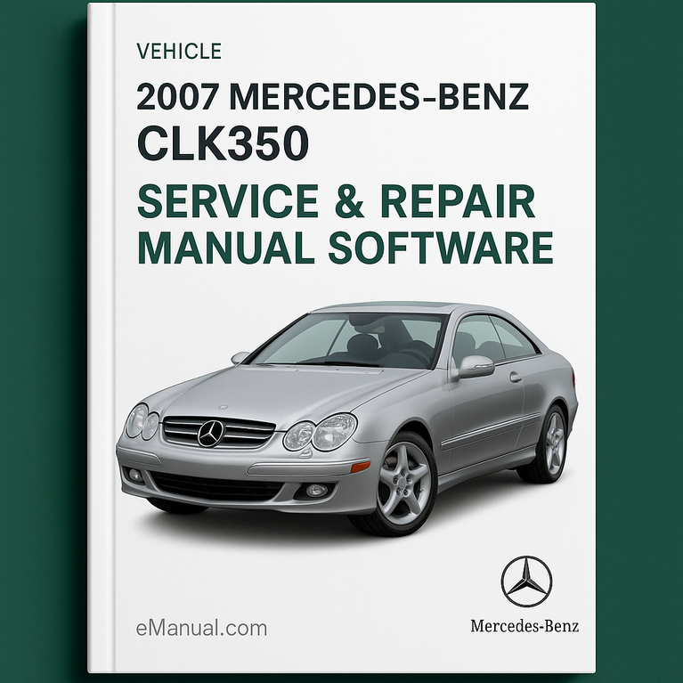 2007 Mercedes-Benz CLK350 Service- und Reparaturhandbuch-Software