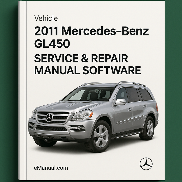 2011 Mercedes-Benz GL450 Service & Repair Manual Software