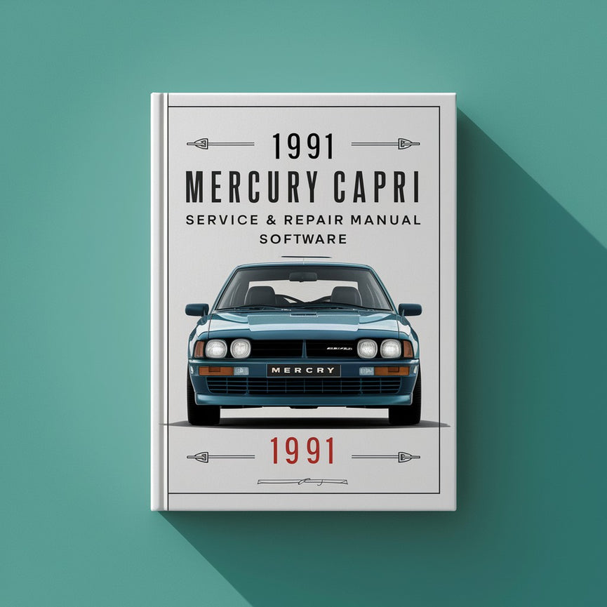 1991 Mercury Capri Service- und Reparaturhandbuch-Software