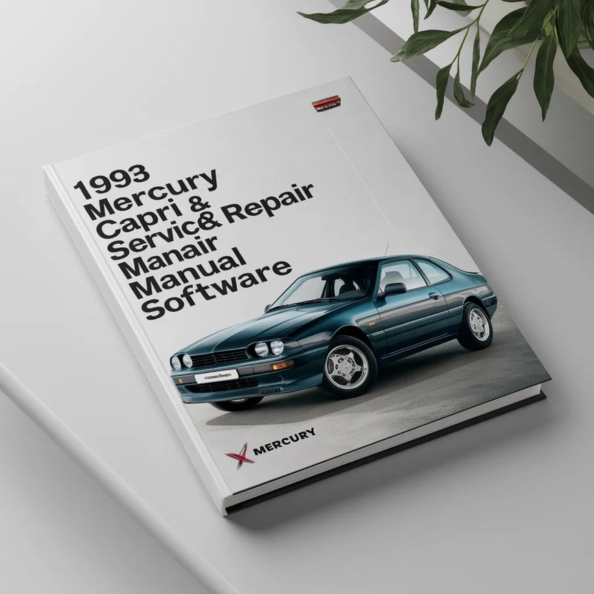 Manual de servicio y reparación de Mercury Capri 1993