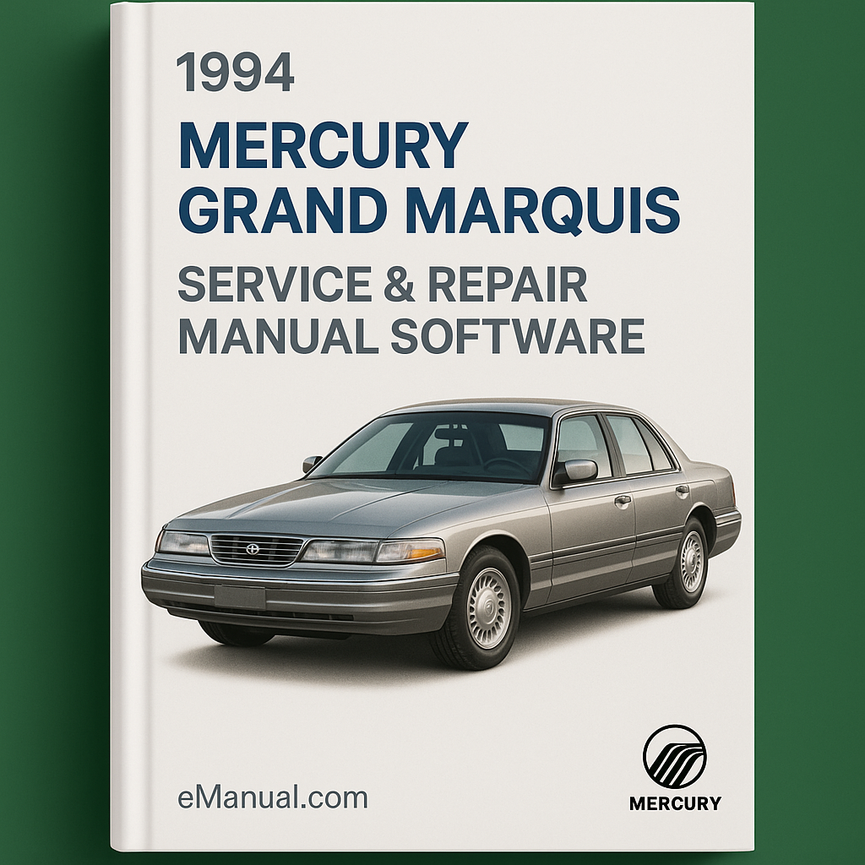 1994 Mercury Grand Marquis Service & Repair Manual Software