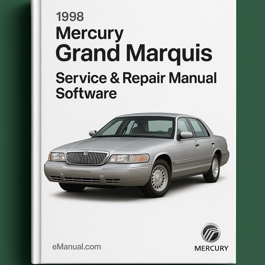 1998 Mercury Grand Marquis Service & Repair Manual Software