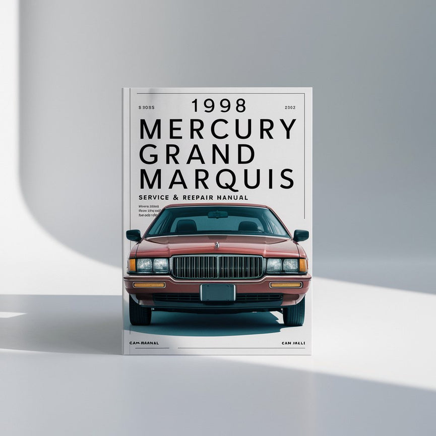 1998 Mercury Grand Marquis Service & Repair Manual Software