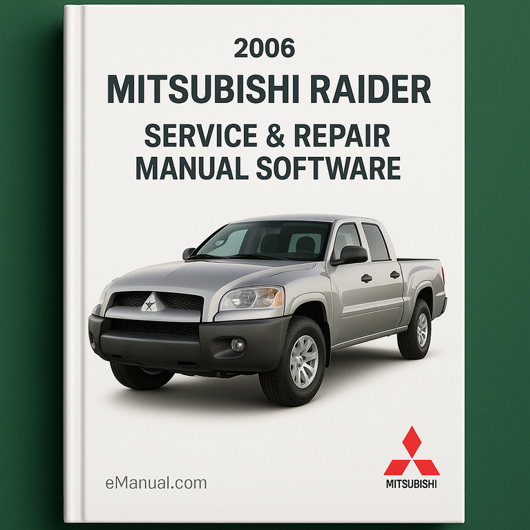 2006 Mitsubishi Raider Service & Repair Manual Software