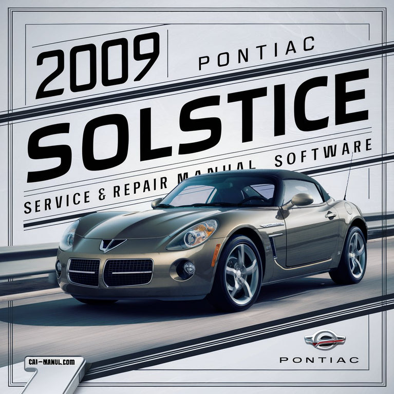 2009 Pontiac Solstice Service- und Reparaturhandbuch-Software