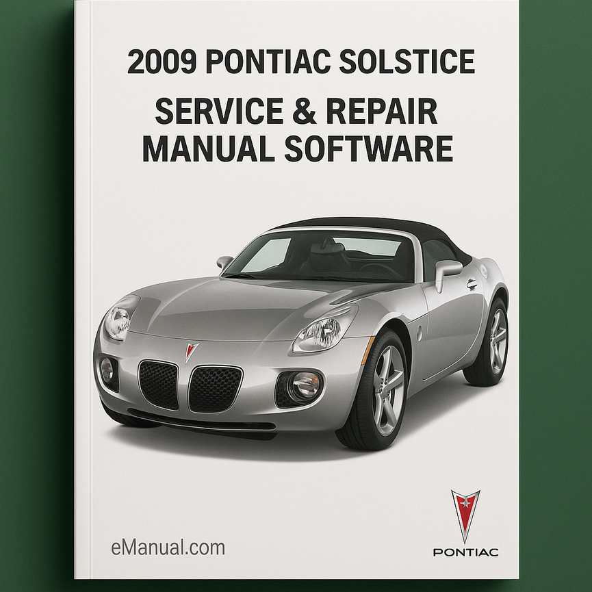 2009 Pontiac Solstice Service- und Reparaturhandbuch-Software