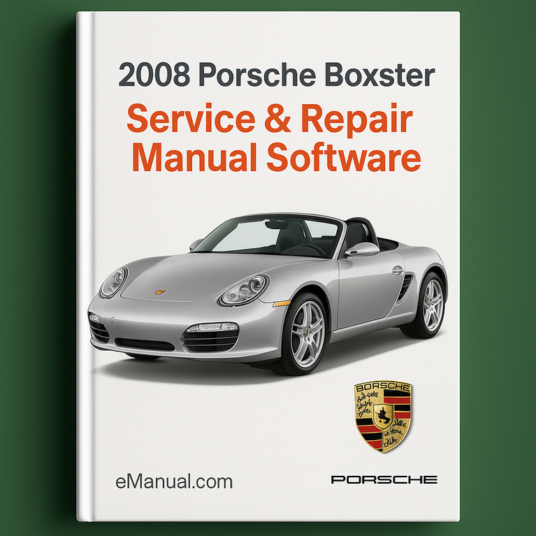 2008 Porsche Boxster Service & Repair Manual Software