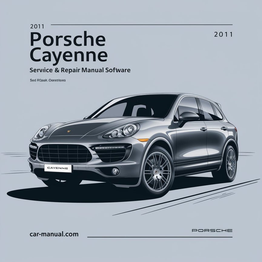 Software del manual de servicio y reparación del Porsche Cayenne 2011