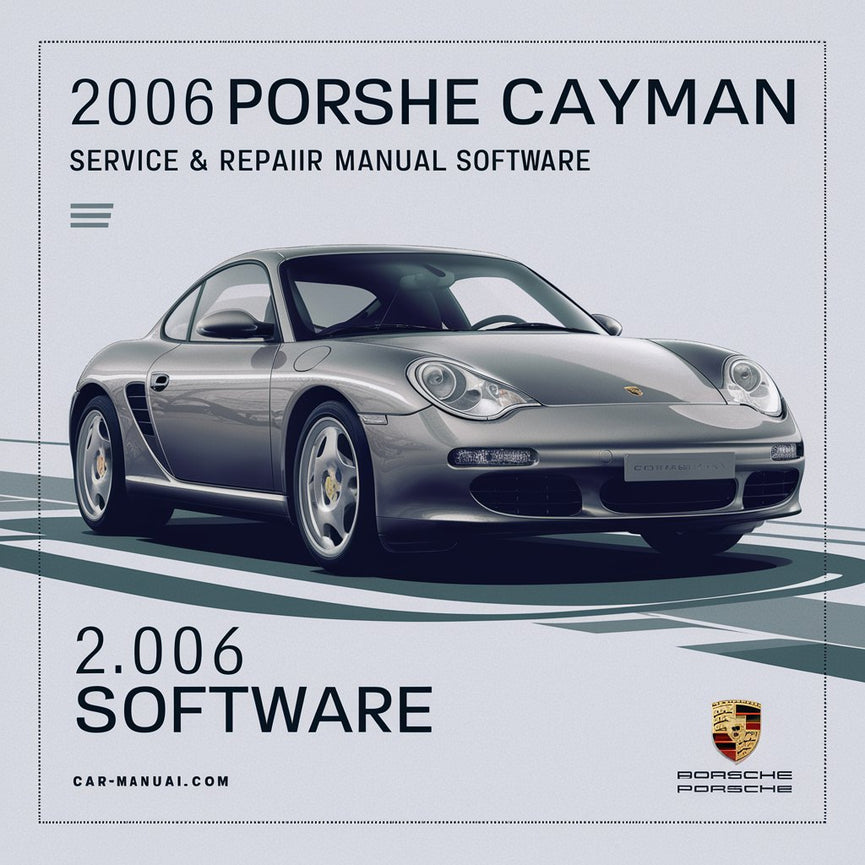 2006 Porsche Cayman Service- und Reparaturhandbuch-Software