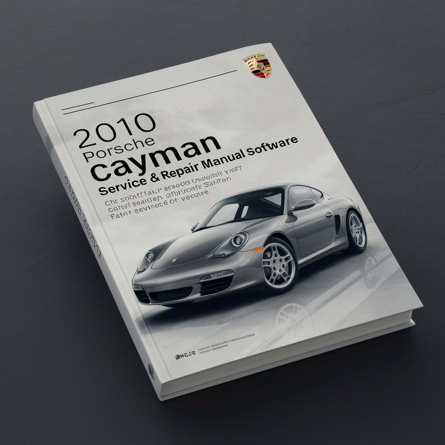 2010 Porsche Cayman Service- und Reparaturhandbuch-Software