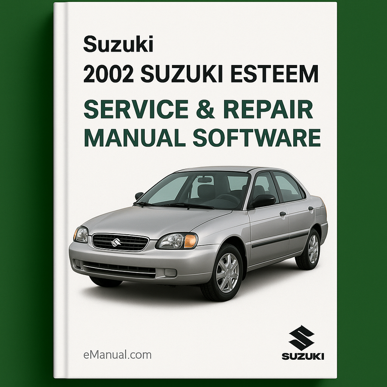 2002 Suzuki Esteem Service & Repair Manual Software