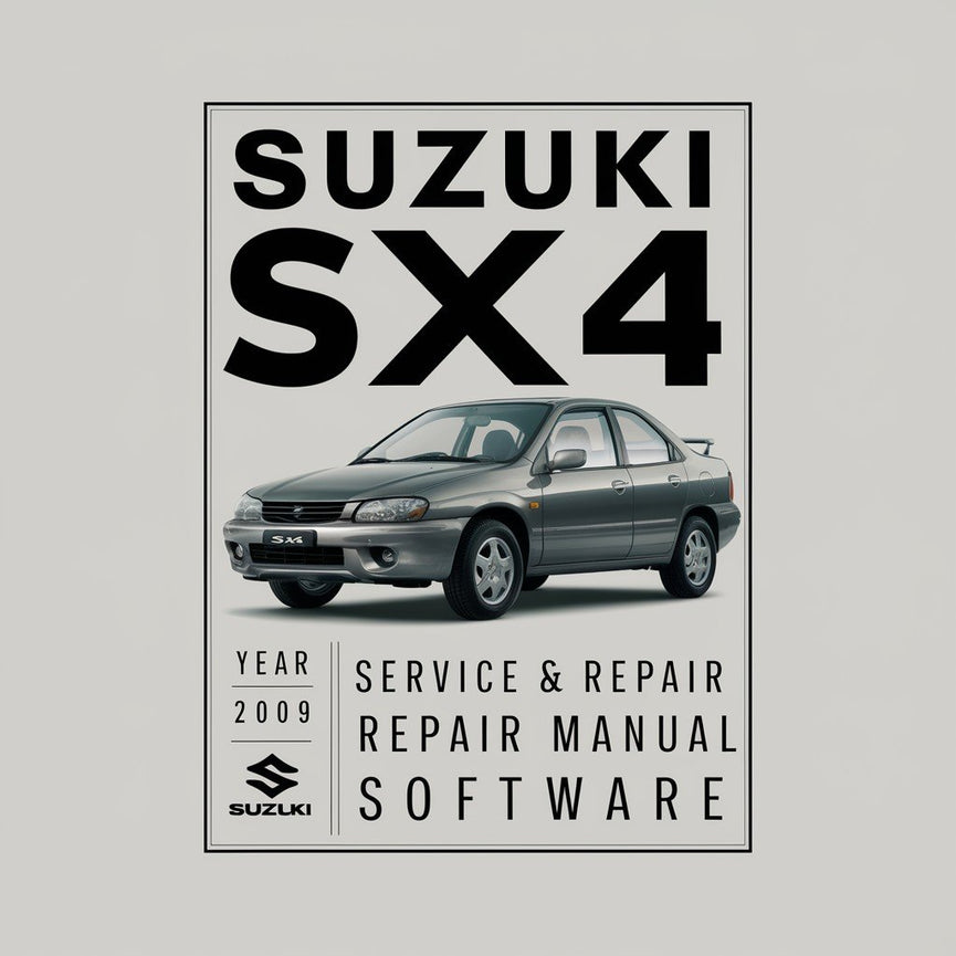 2009 Suzuki SX4 Service- und Reparaturhandbuch-Software