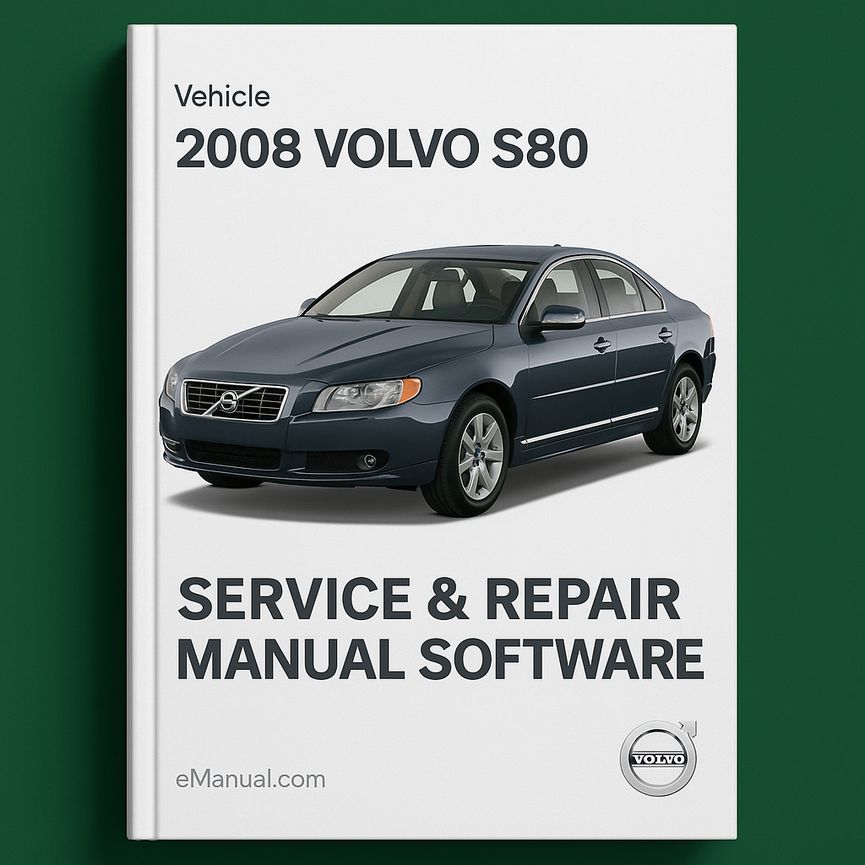 2008 Volvo S80 Service & Repair Manual Software