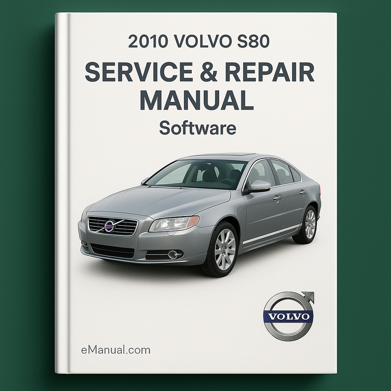 Manual de servicio y reparación del Volvo S80 2010