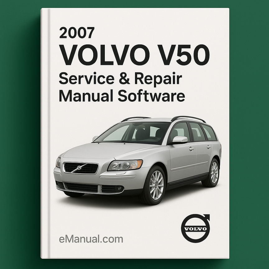 2007 Volvo V50 Service & Repair Manual Software