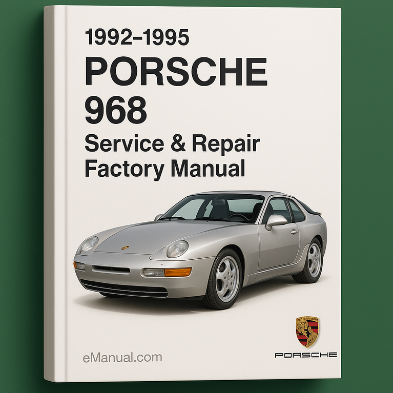 1992-1995 Porsche 968 Service Repair Factory Manual (1992 1993 1994 1995)