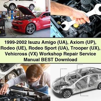 1999-2002 Isuzu Amigo (UA) Axiom (UP) Rodeo (UE) Rodeo Sport (UA) Trooper (UX) Vehicross (VX) Werkstatt-Reparatur-Servicehandbuch Beste