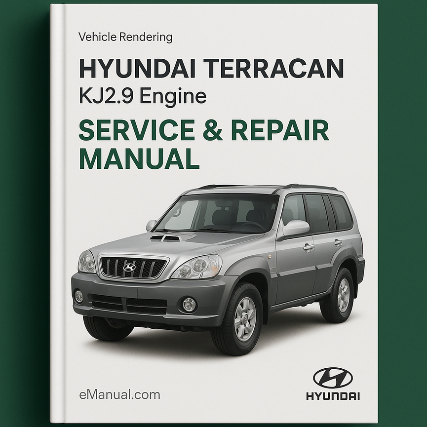 Hyundai Terracan KJ2.9 Engine Service Repair Manual