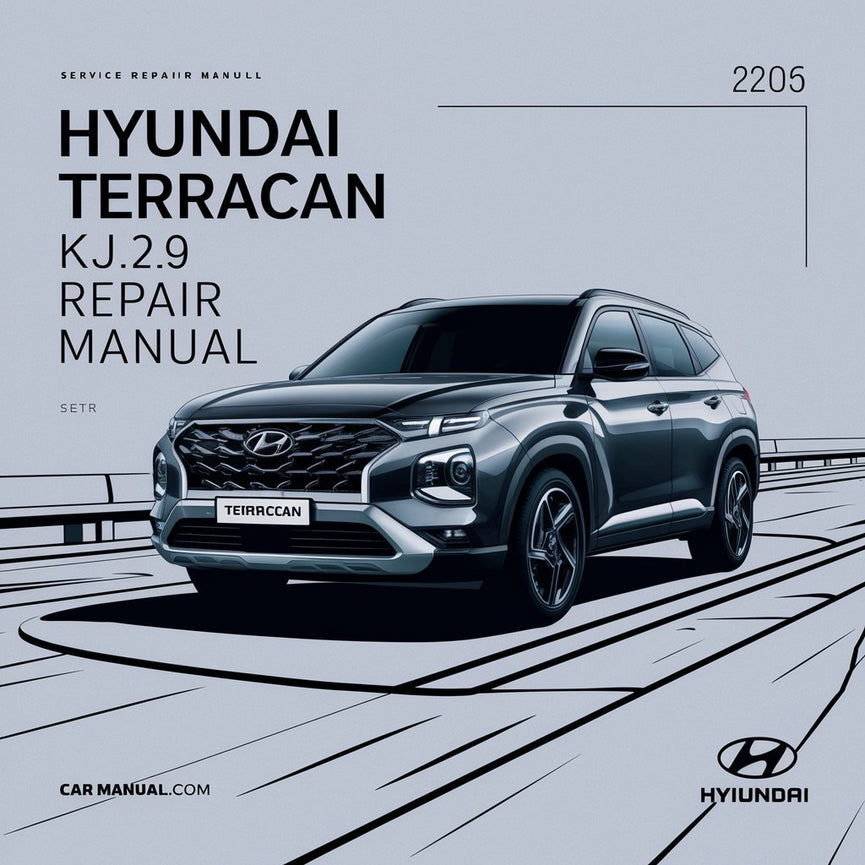 Manual de servicio y reparación del motor Hyundai Terracan KJ2.9