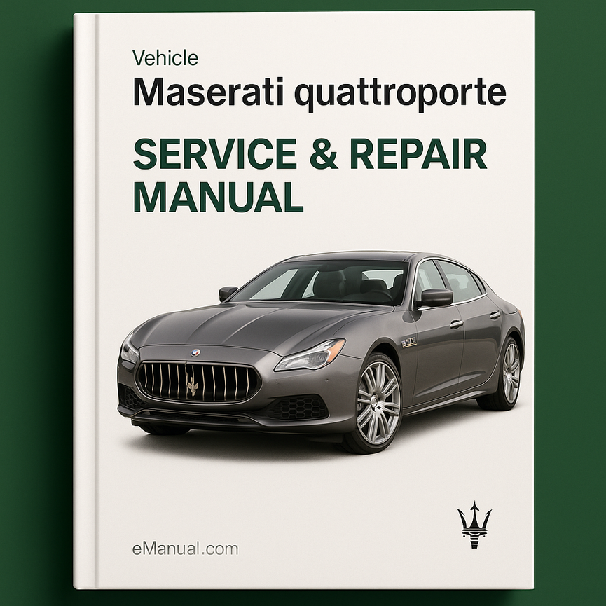 Maserati quattroporte Service Repair Manual