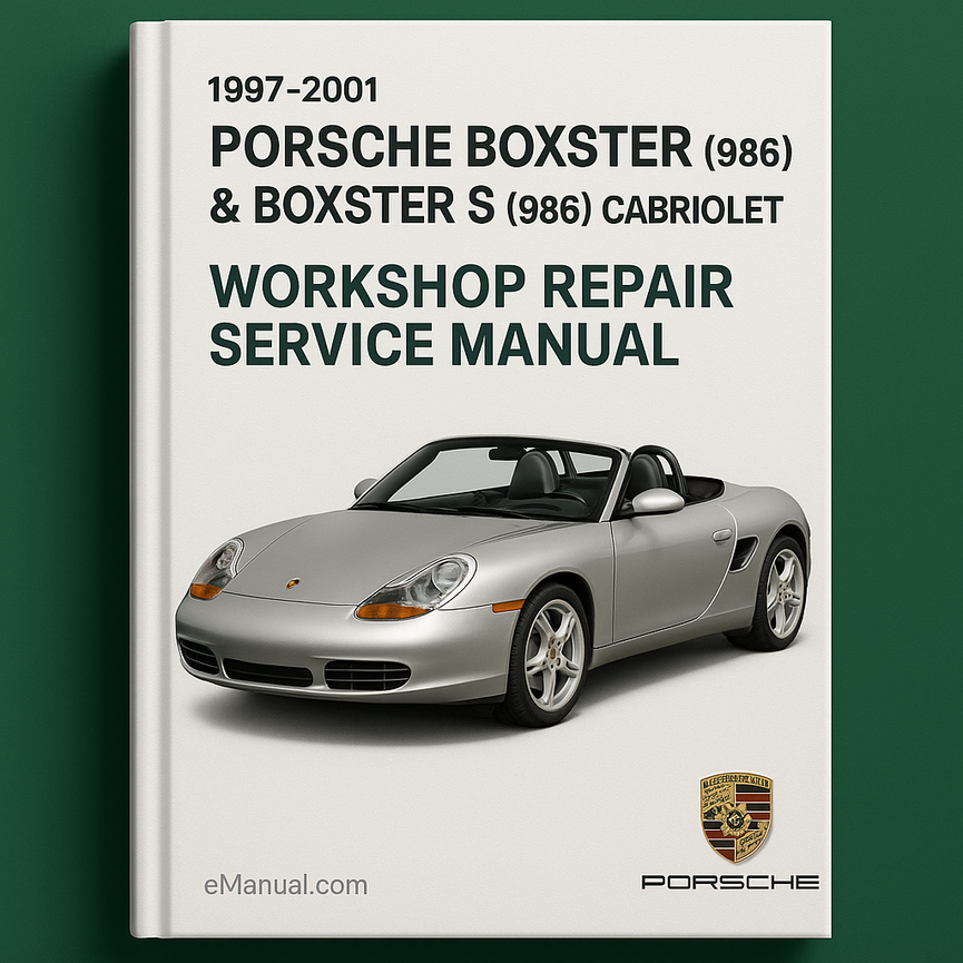 1997-2001 Porsche Boxster (986) & Boxster S (986) Cabriolet Workshop Repair Service Manual