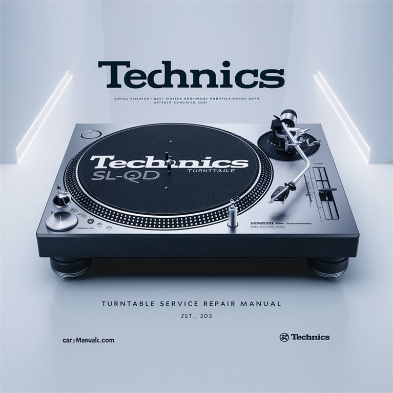 Technics SL-QD33 Turntable Service Repair Workshop Manual PDF