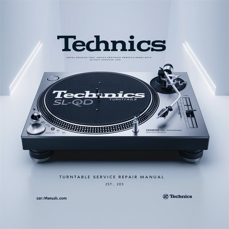 Technics SL-QD33 Turntable Service Repair Workshop Manual PDF