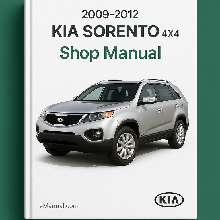 2009-2012 KIA SORENTO 4X4 Shop Manual