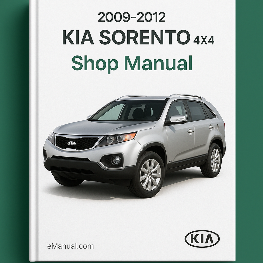 2009-2012 KIA SORENTO 4X4 Shop Manual