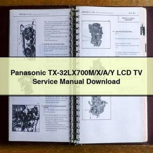 Panasonic Tx-32lx700m/x/ /y LCD TV Service Repair Workshop Manual PDF