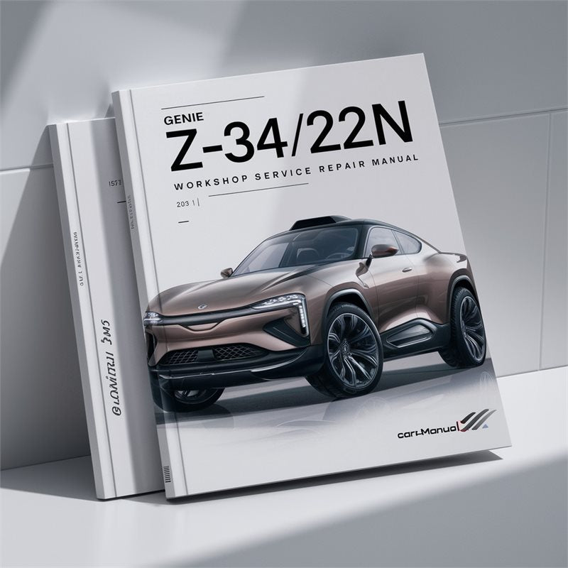 Genie Z-34/22n DC Service Repair Workshop Manual PDF