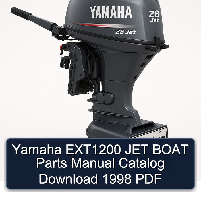 1998 Yamaha EXT1200 JET Boat Parts Catalog PDF