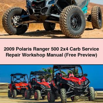 2009 Polaris Ranger 500 2x4 Carb Service Repair Workshop Manual (Free Preview)