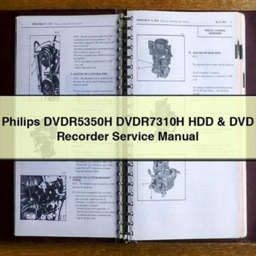 Philips Dvdr5350h Dvdr7310h HDD DVD Recorder Service Repair Workshop Manual PDF
