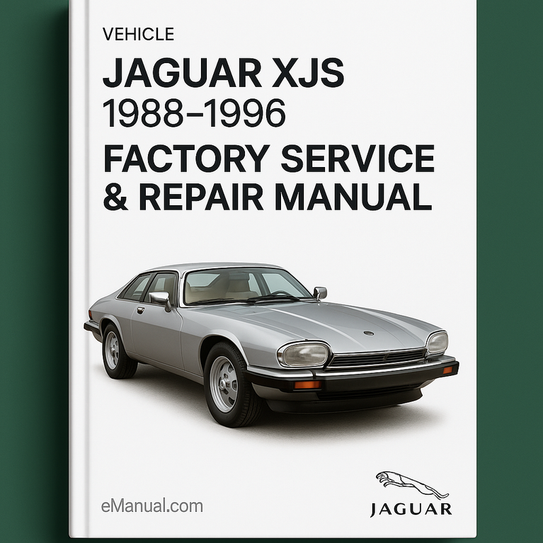 1988-1996 JAGUAR XJS Factory Service Repair Manual