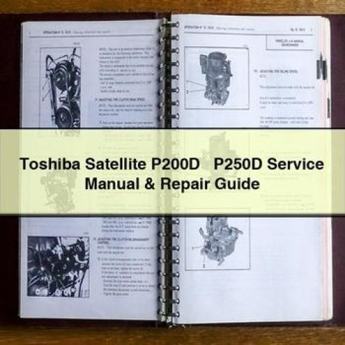 Toshiba Satellite P200D P250D Service Repair Workshop Manual PDF