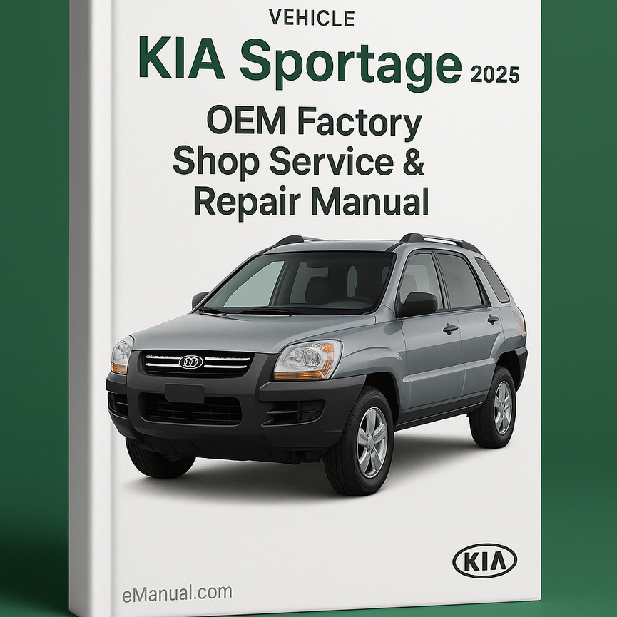 Manual de reparación y servicio de taller de fábrica OEM KIA Sportage 2005 V6 (2.7L) FSM Año específico