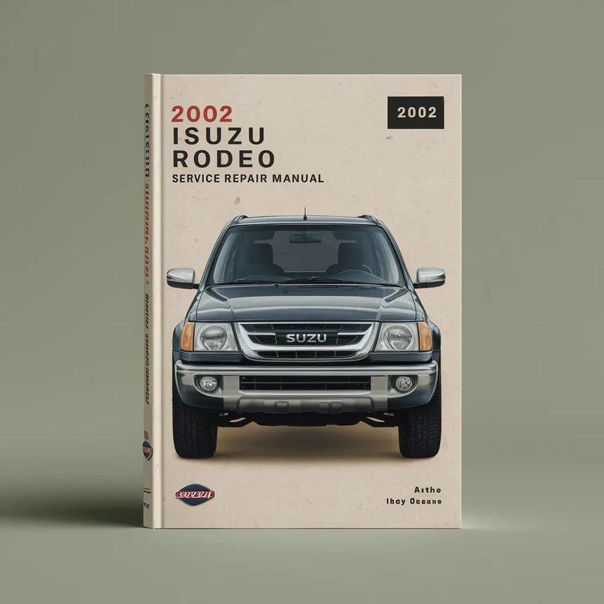 Manual de servicio y reparación del Isuzu Rodeo 2002