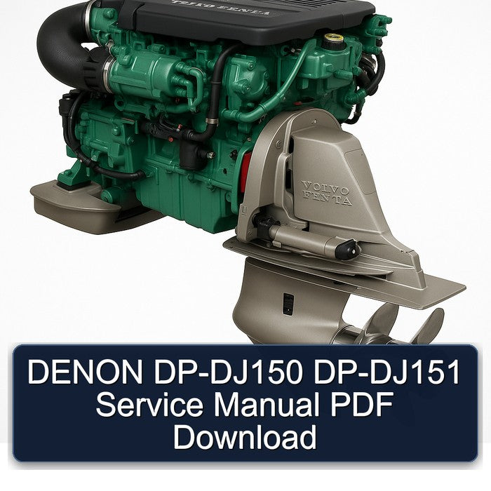 Denon DP-DJ150 DP-DJ151 Service Repair Workshop Manual PDF