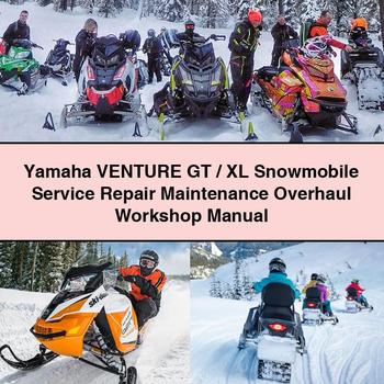 Yamaha Venture GT/XL Schneemobil Service Reparatur Wartung Überholung Werkstatthandbuch