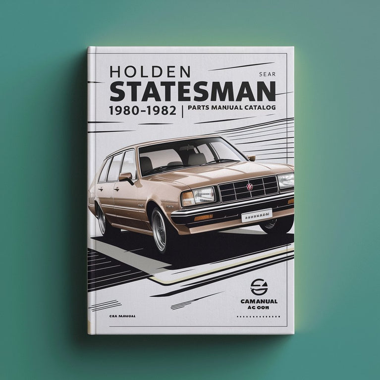 HOLDEN STATESMAN 1980-1982 WB Parts Book Catalog