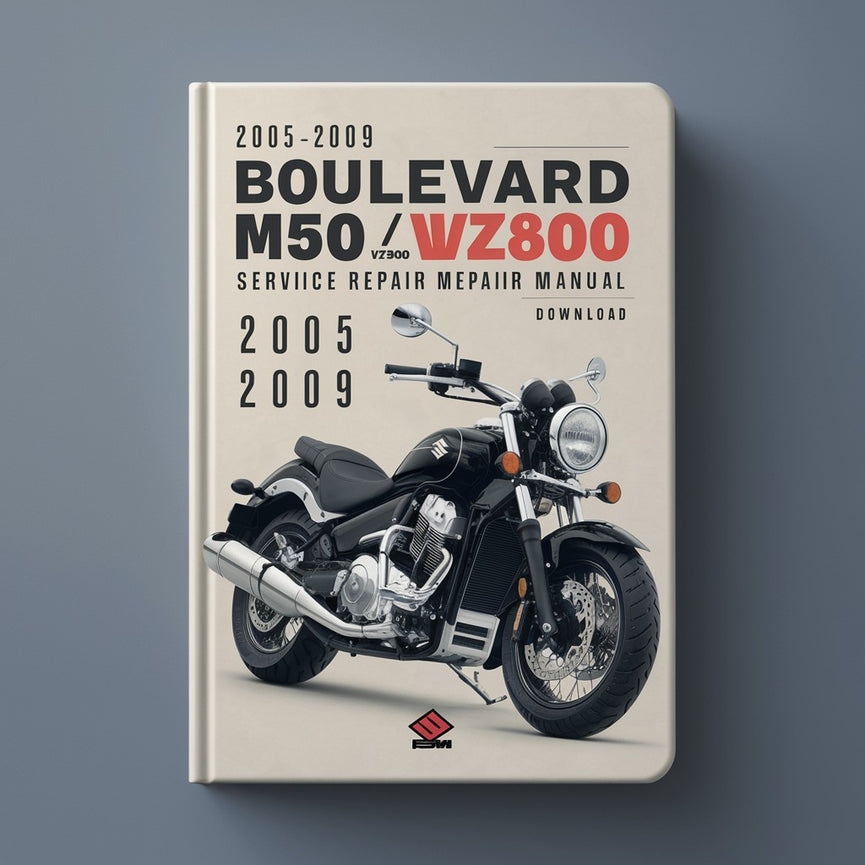 Manual de servicio y reparación de Suzuki Boulevard M50/VZ800 Marauder 2005-2009 (vista previa de FSM muy detallada)