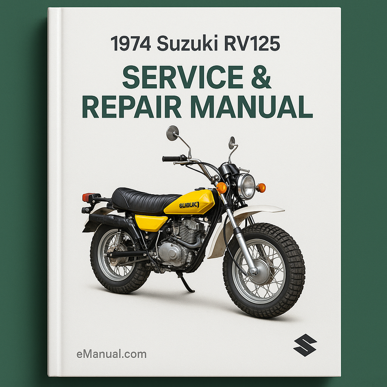1974 Suzuki RV125 Service Repair Manual