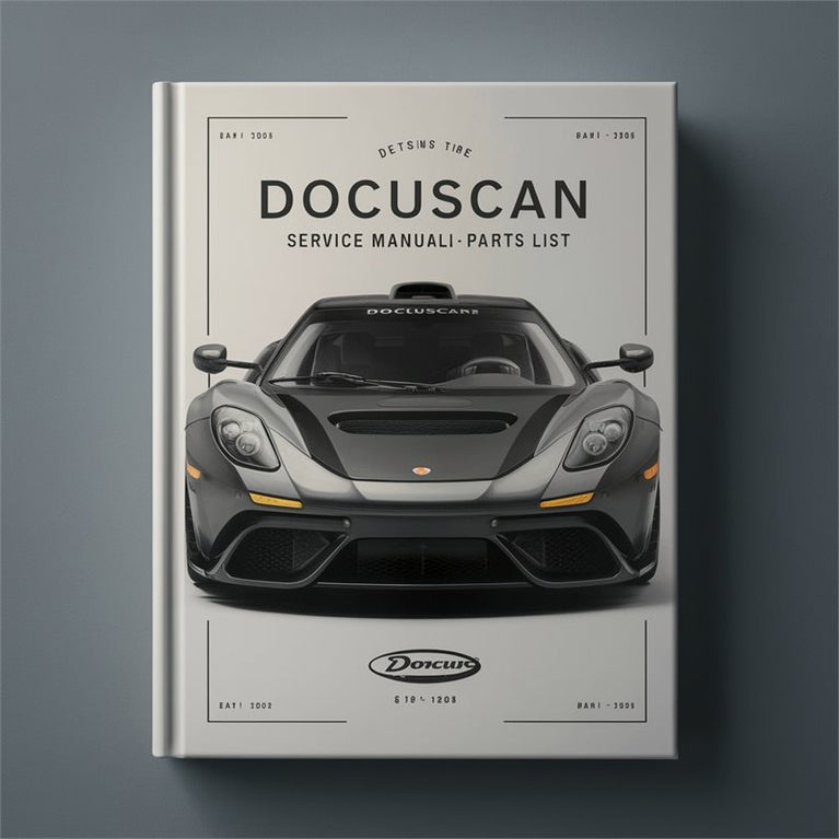 DocuScan C4250 Service Manual & Parts List PDF