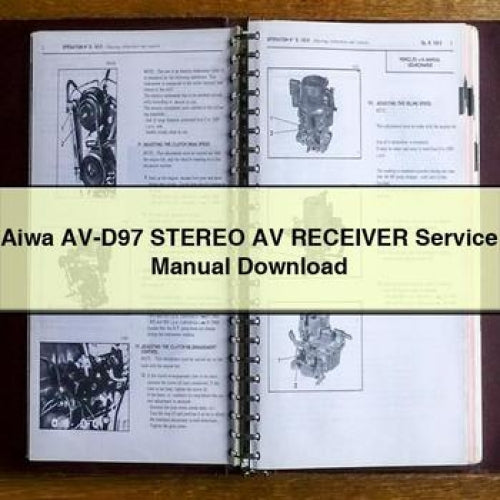 Aiwa AV-D97 Stereo AV Receiver Service Repair Workshop Manual PDF